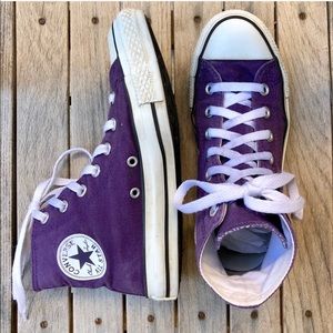 Converse Purple Hi Tops